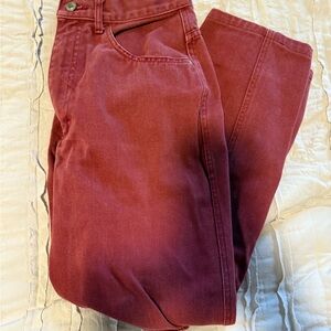 Gitano Vibrant Red Denim Jeans